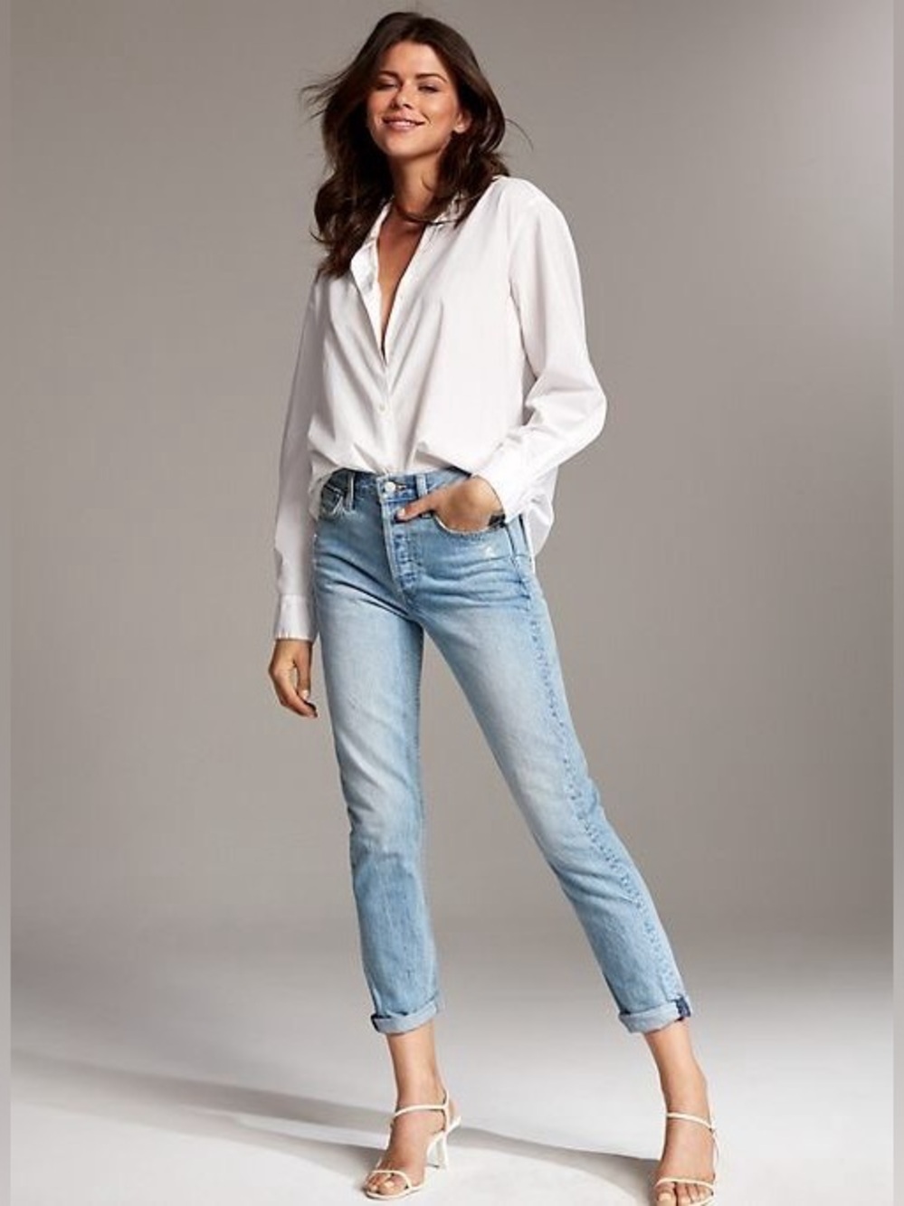 Aritzia Denim Forum The Ex Boyfriend Jeans Size 27 Relaxed Light Wash Casual